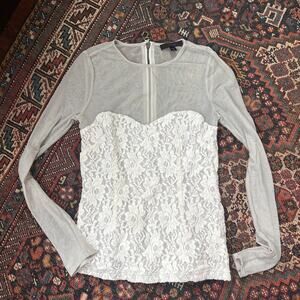 Joe's Bustiere Mesh Cut-Out Top